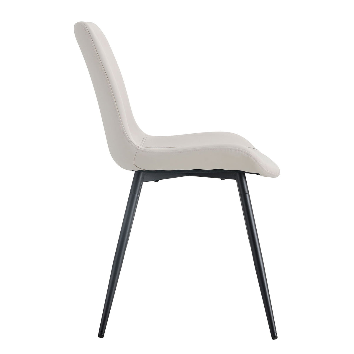 Modern Medieval Cushioned Chairs with Suede Backrest - Pearl Silver, White, or Gray