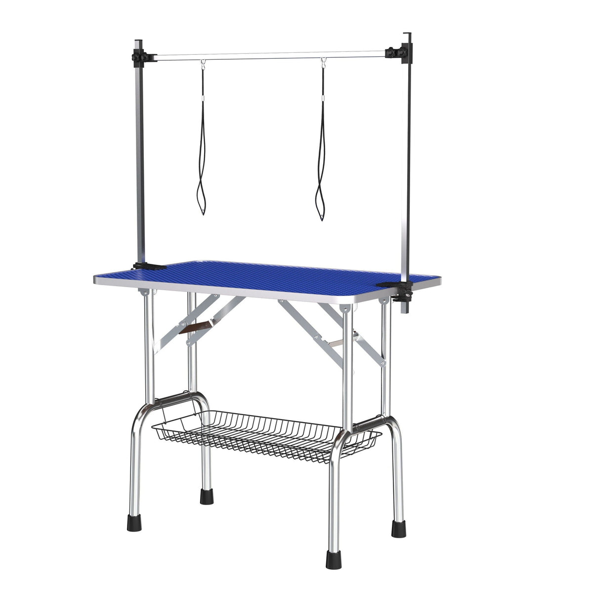 Folding Pet Grooming Table with Adjustable Arm - Multiple Colors