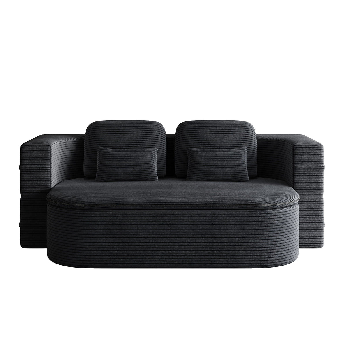 2 In 1 Foldable Sofa Bed with Multi Functional Blanket - Futon Sofa