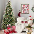 5FT Christmas Tree with 250 Warm Lights - Realistic PVC Holiday Decor