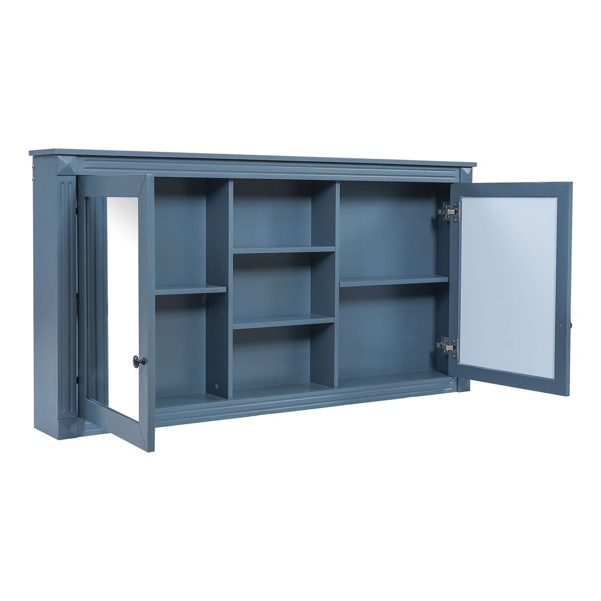 Modern Wall-Mount 2 In 1 Mirror Cabinet