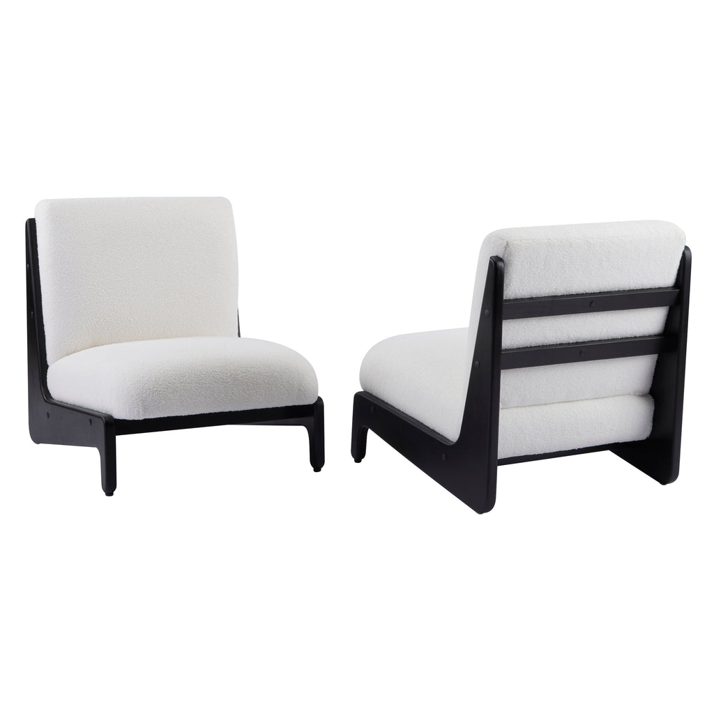 Scott Living Moda Accent Chair with Solid Wood Frame - 28" Wide