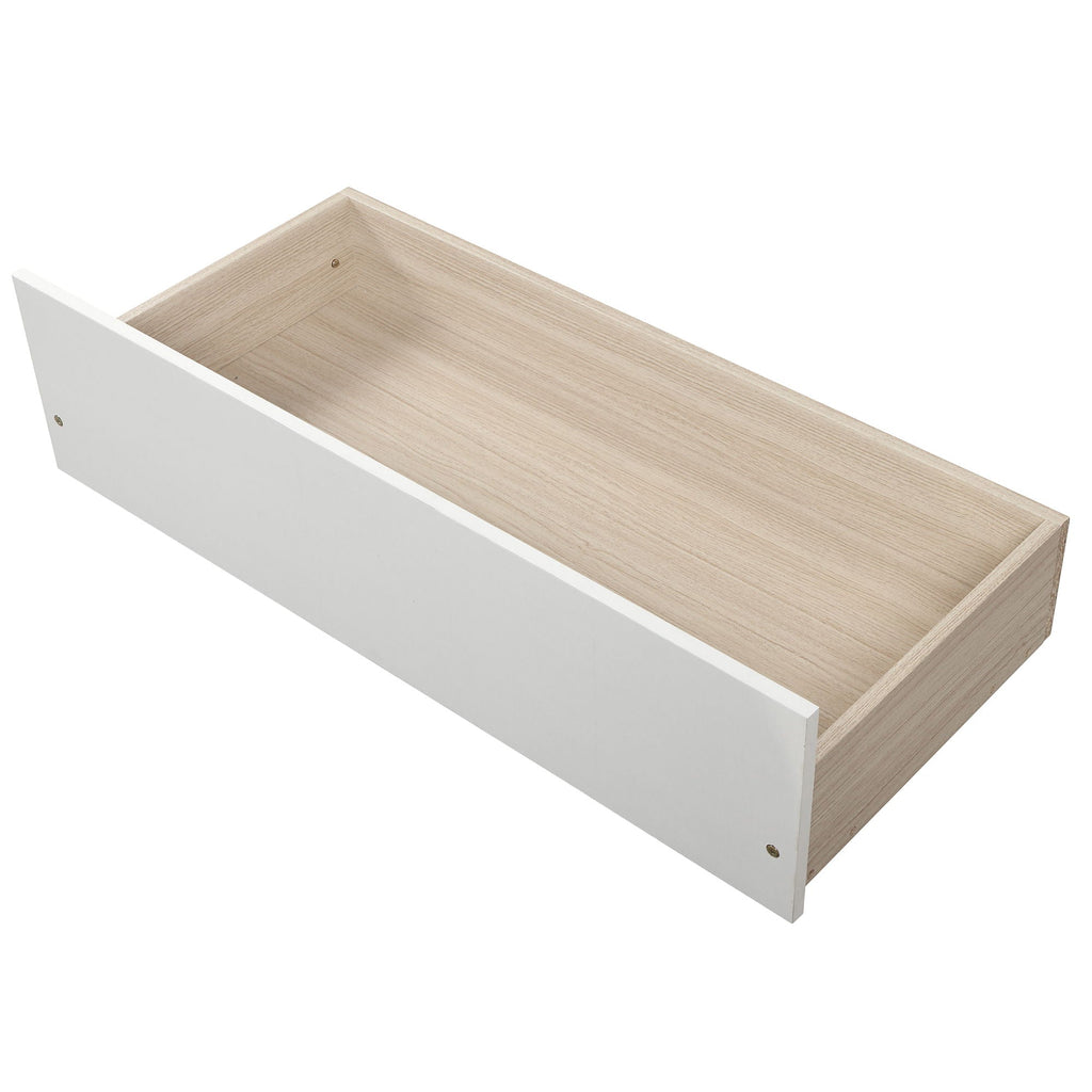 Bunk Bed with Staircase and Storage Options - Dark Gray or White