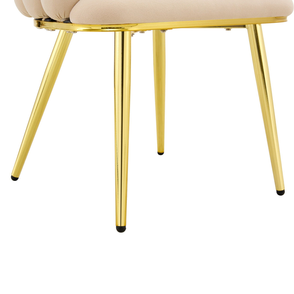 Ball Chain Bubble Dining Chair Set with Sculptural Backrest - Dark Gray, Beige, Orange