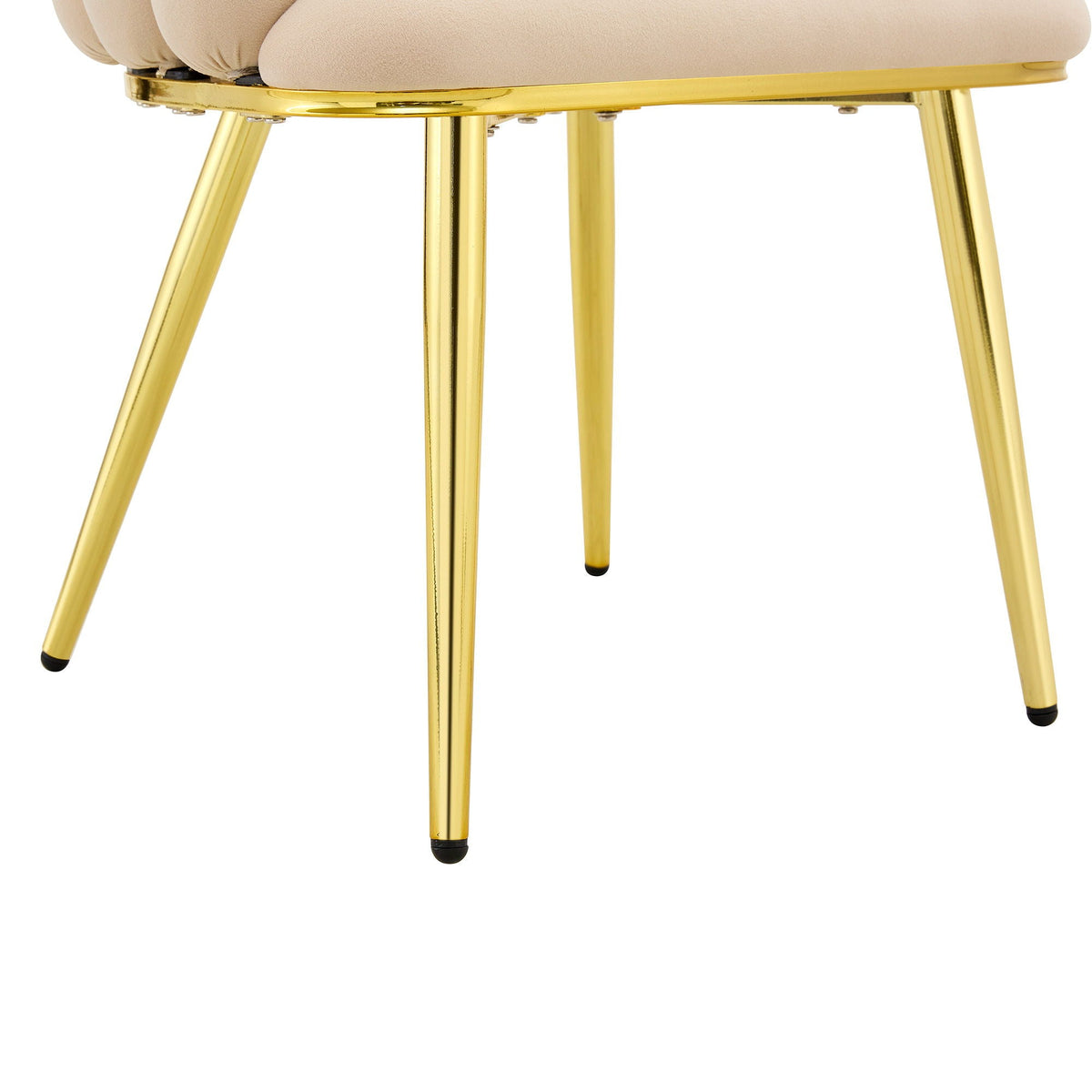 Ball Chain Bubble Dining Chair Set with Sculptural Backrest - Dark Gray, Beige, Orange