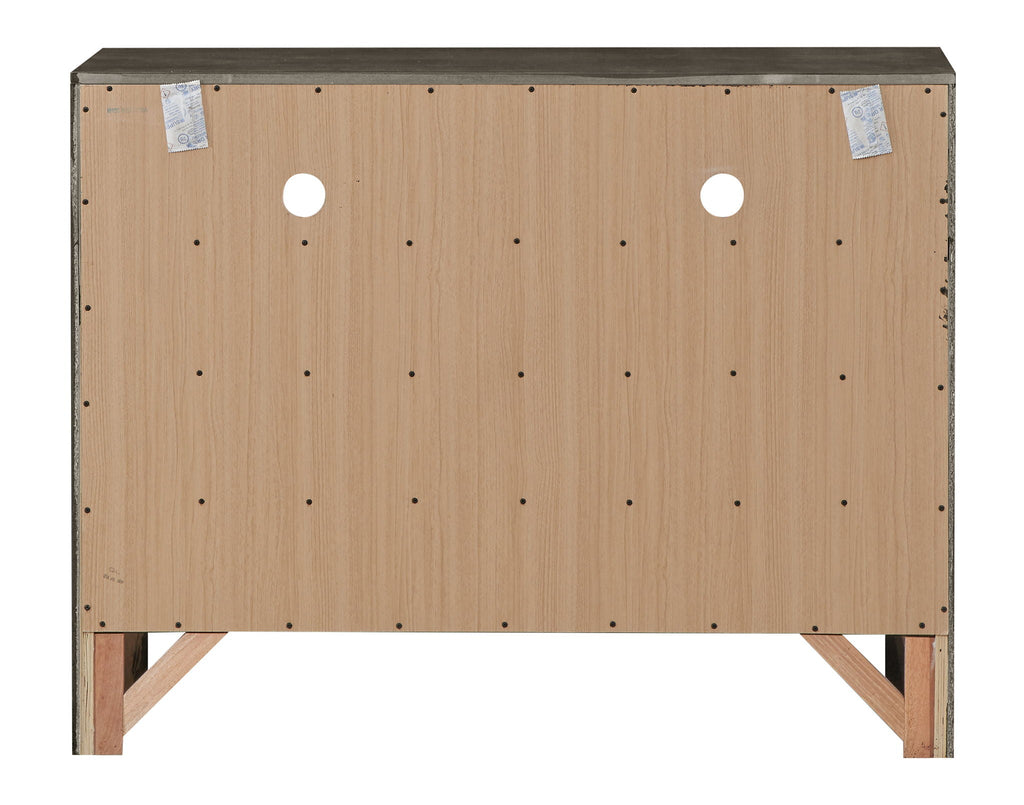 Media Chest with Modern Beveled Drawer Fronts - Multiple Colors
