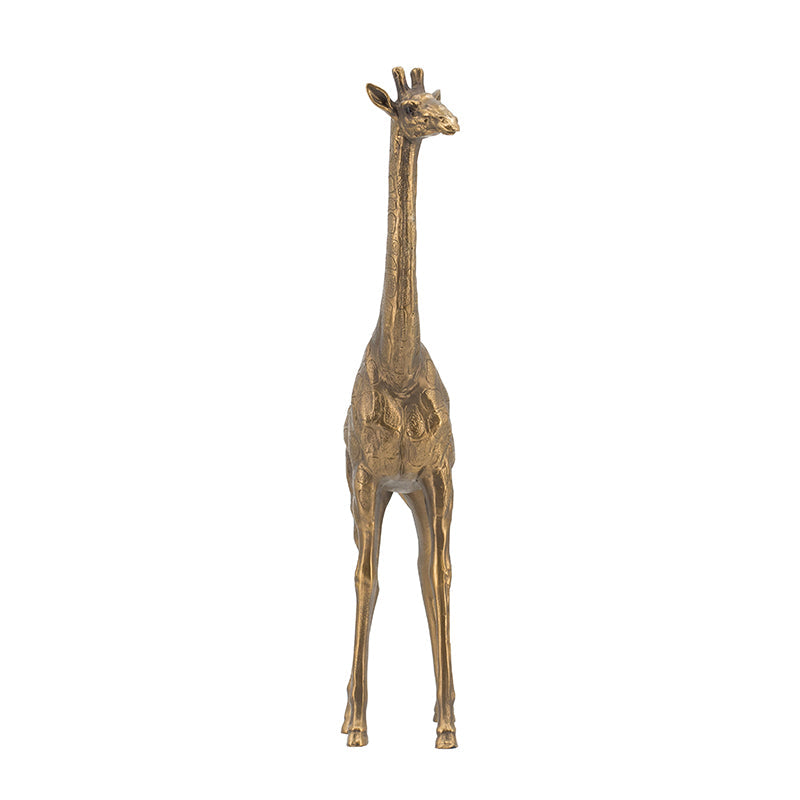 5.9x2.2x11.2" Giraffe Statuette