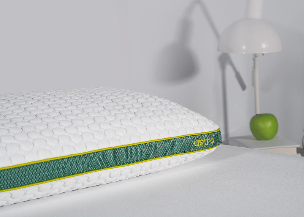 Astro Youth Rectangle Pillow with Moisture-Wicking Fabric and Pillowcase - White