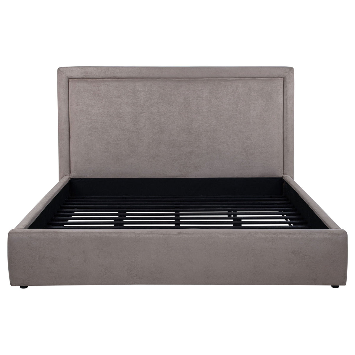 Lawson 54-inch Upholstered Eastern King Platform Bed Mushroom