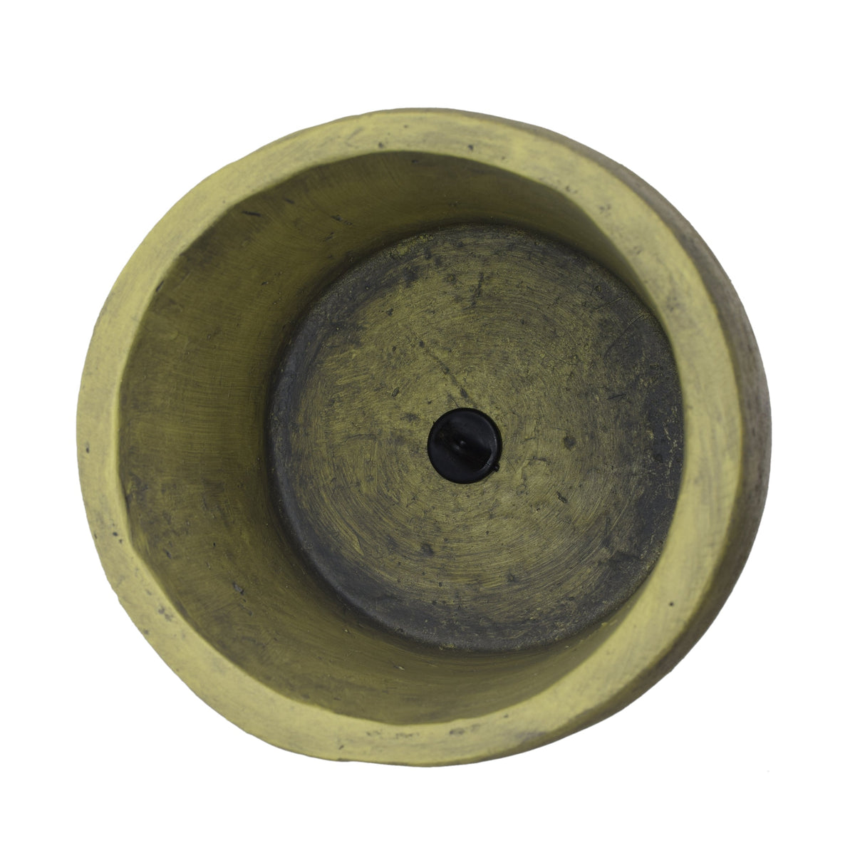 Glacier Cast Stone Urn with Weather Resistance - Gray