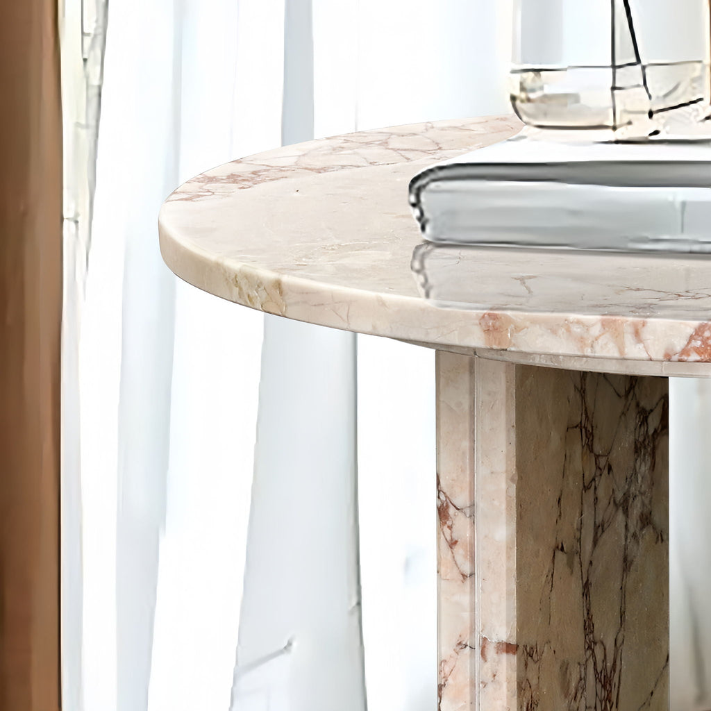 Luxury Coffee Table with Unique Veining - Natural Stone Design