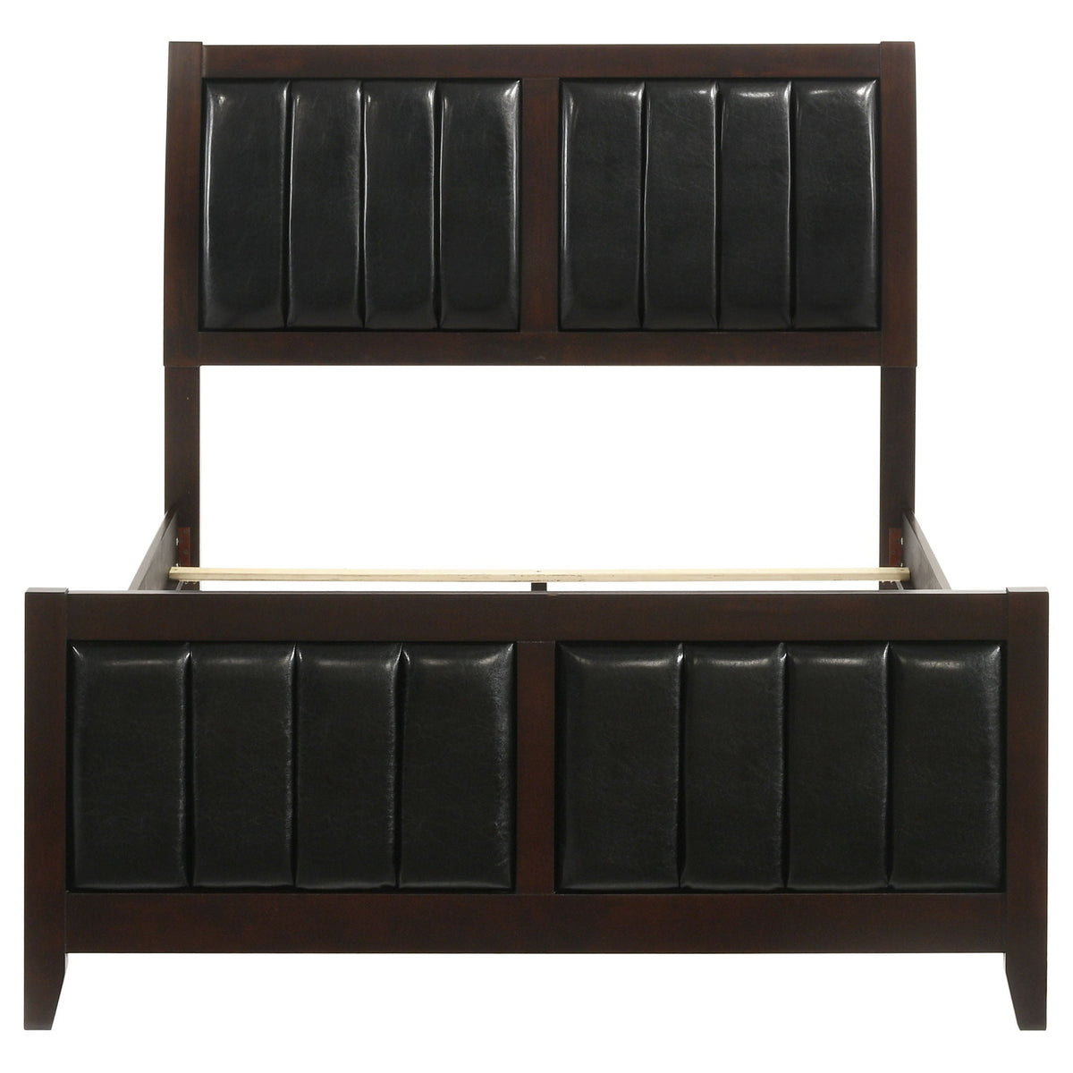 Carlton Wood Full Panel Bed Cappuccino