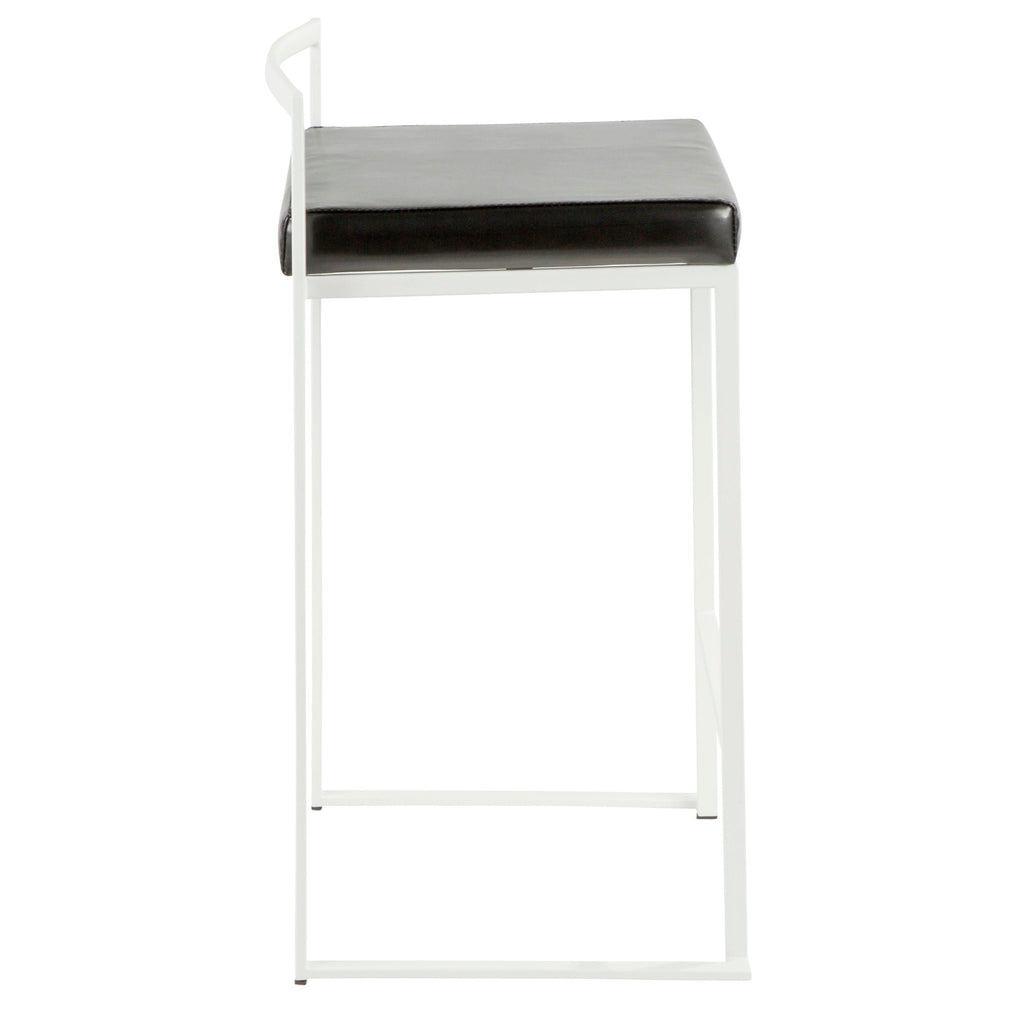 Stackable Counter Stool with Padded Comfort Seat - Multiple Colors