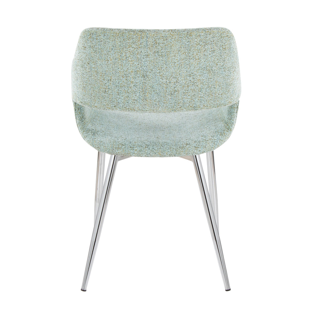 Contemporary Dining Chair Set with Metal Legs – Multiple Colors