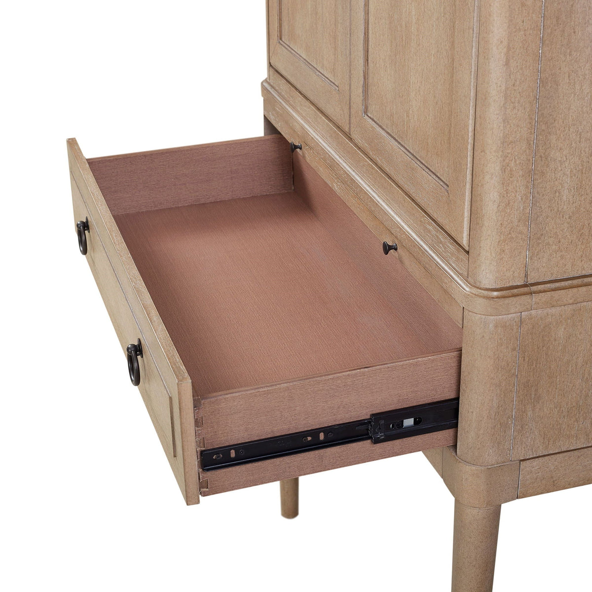 Sand Bar Cabinet with Wine Storage - Solid Wood and MDF
