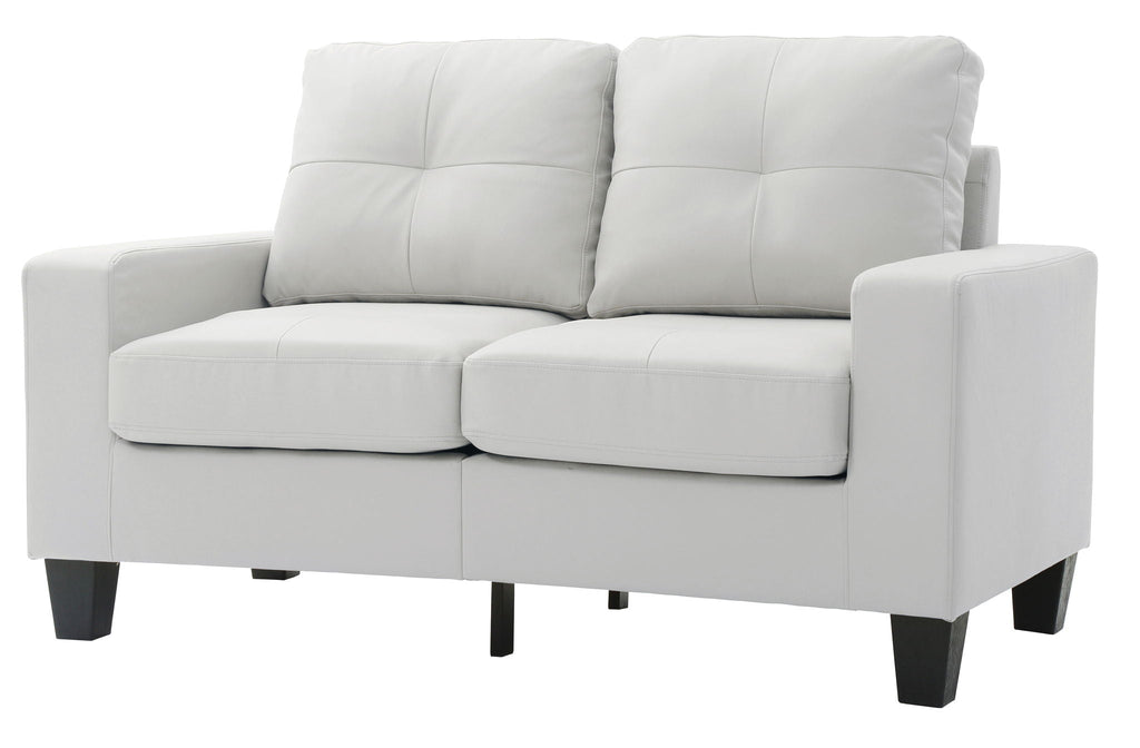 Track Arm Loveseat with Pocket Coil Comfort - Multiple Colors
