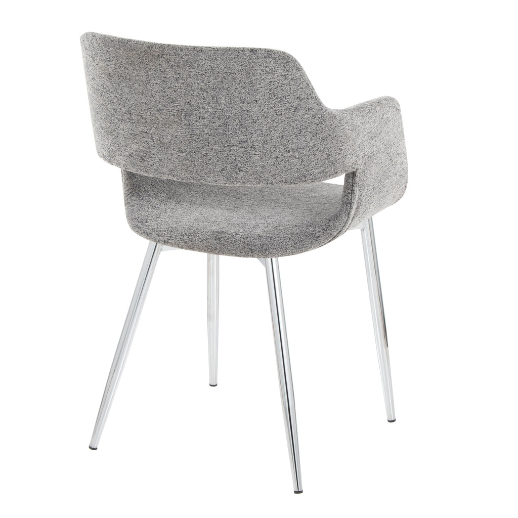 Contemporary Dining Chair Set with Metal Legs – Multiple Colors
