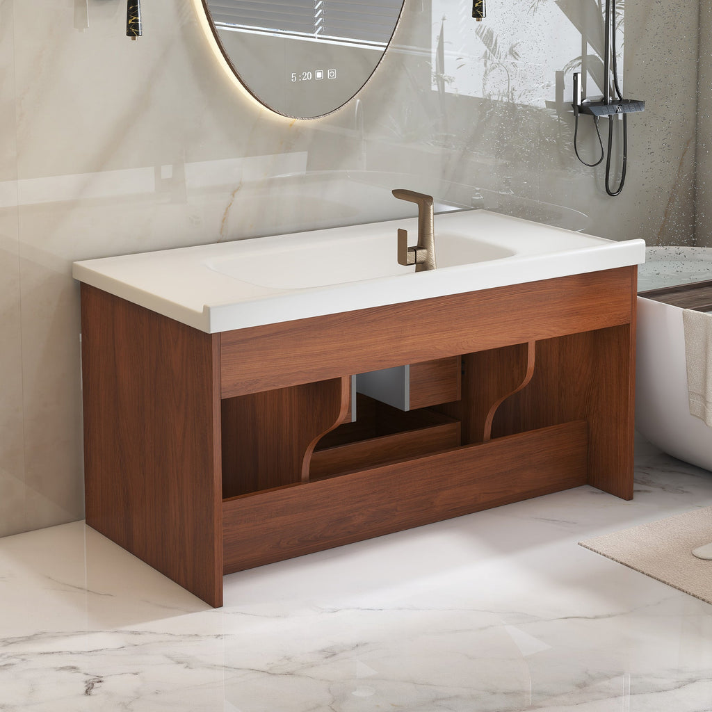 Mid-Century Modern Single Bathroom Vanity