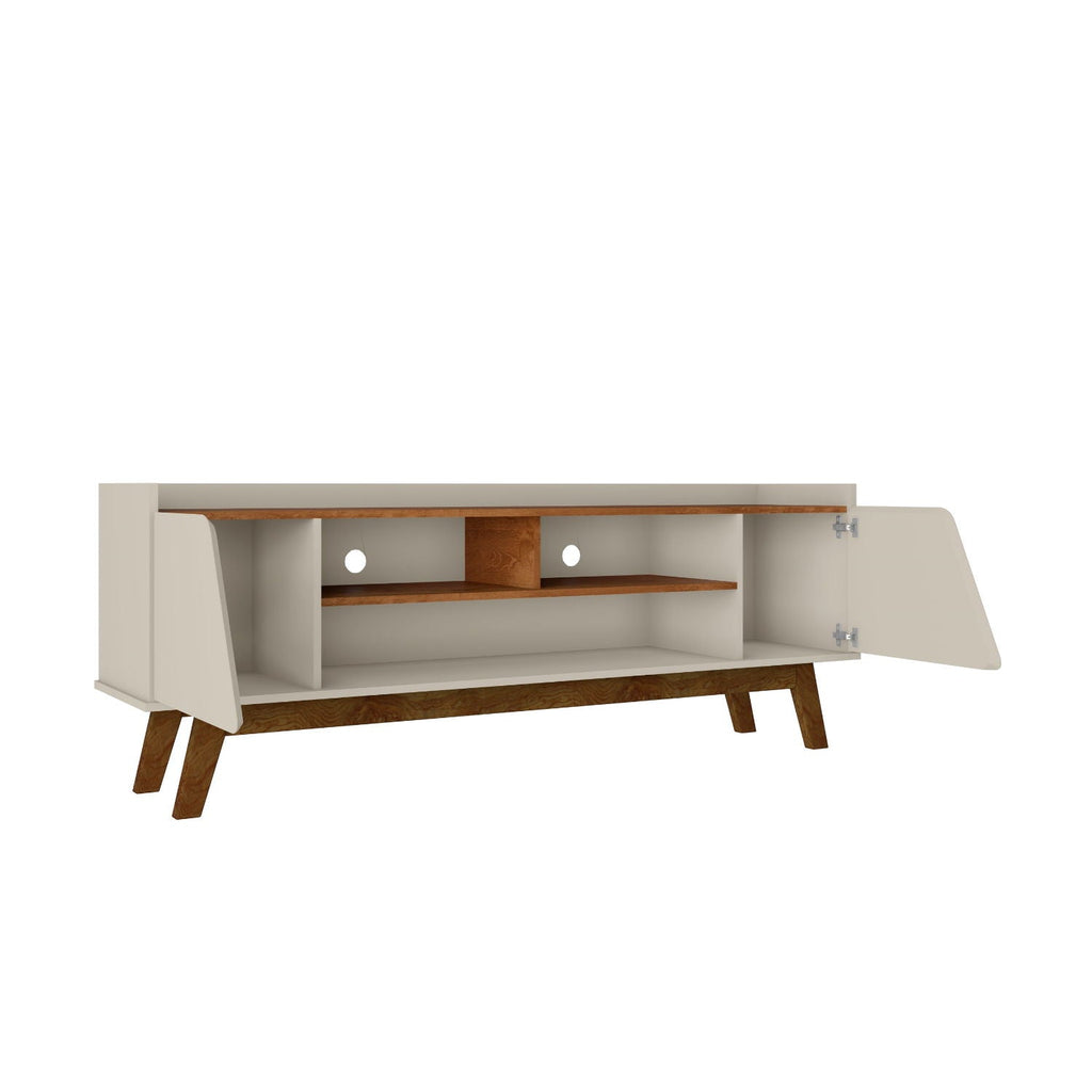 TV Stand with 5 Shelves and Soft Close Doors - Multiple Colors
