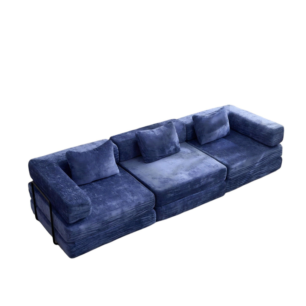 Convertible Floor Sofa Bed with Modular Design - Multiple Colors
