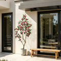 7Ft Artificial Bougainvillea Tree with Realistic Rose - Plastic