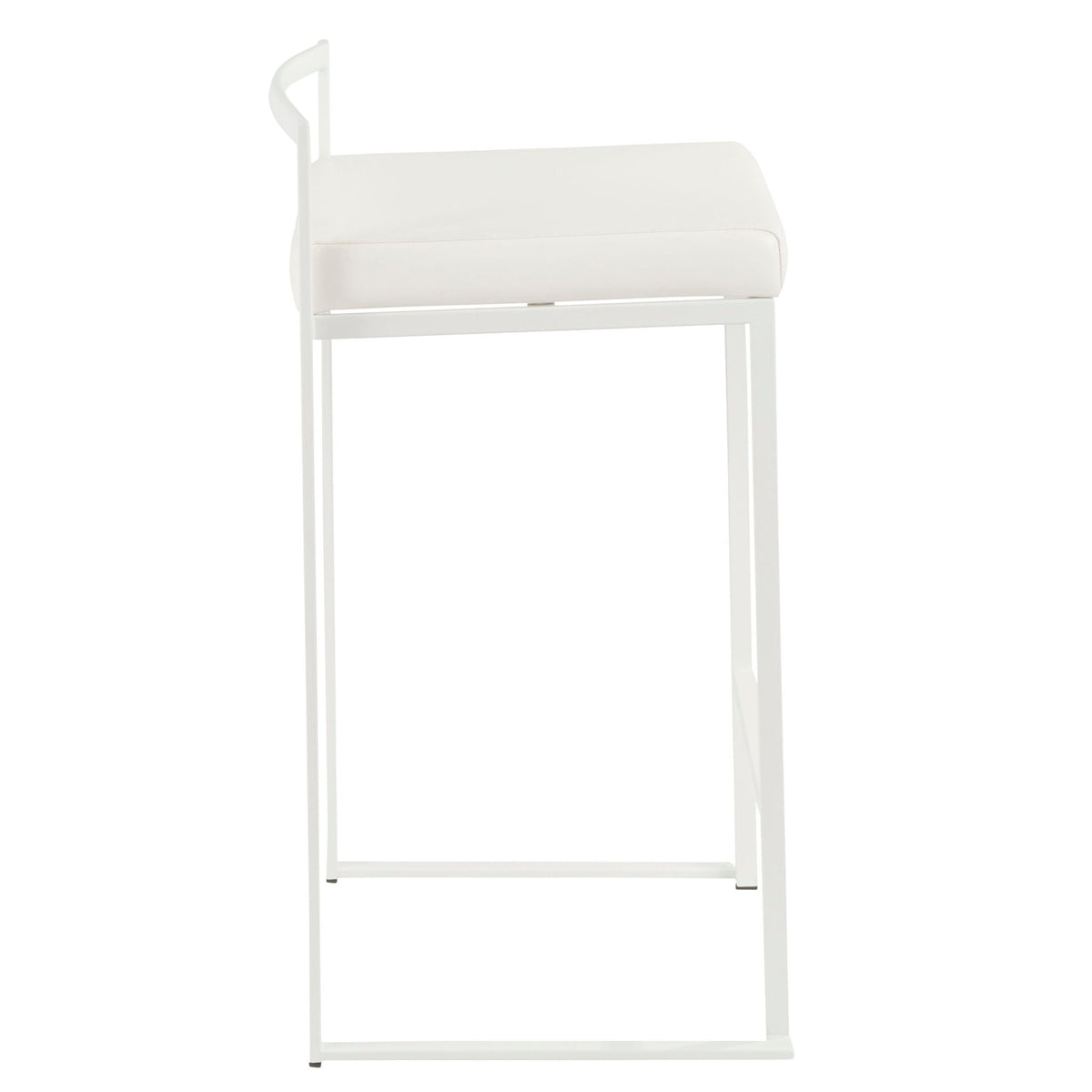 Stackable Counter Stool with Padded Comfort Seat - Multiple Colors