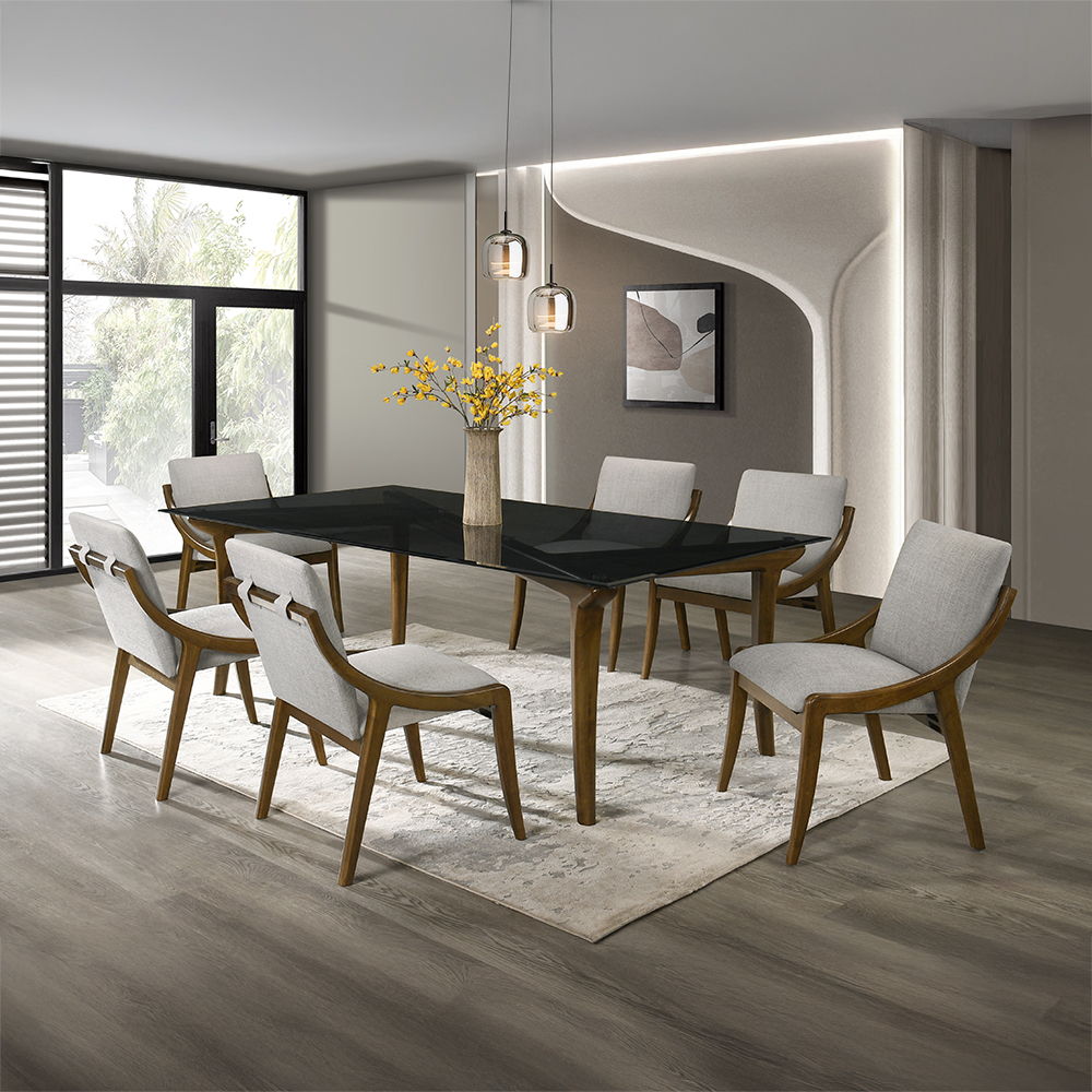 Danzel - Side Chair (Set of 2) - Gray / Vintage Oak