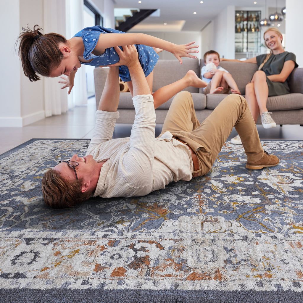 Payas Collection 7.9x10 Rug with Durable Polyester Construction - Multiple Colors