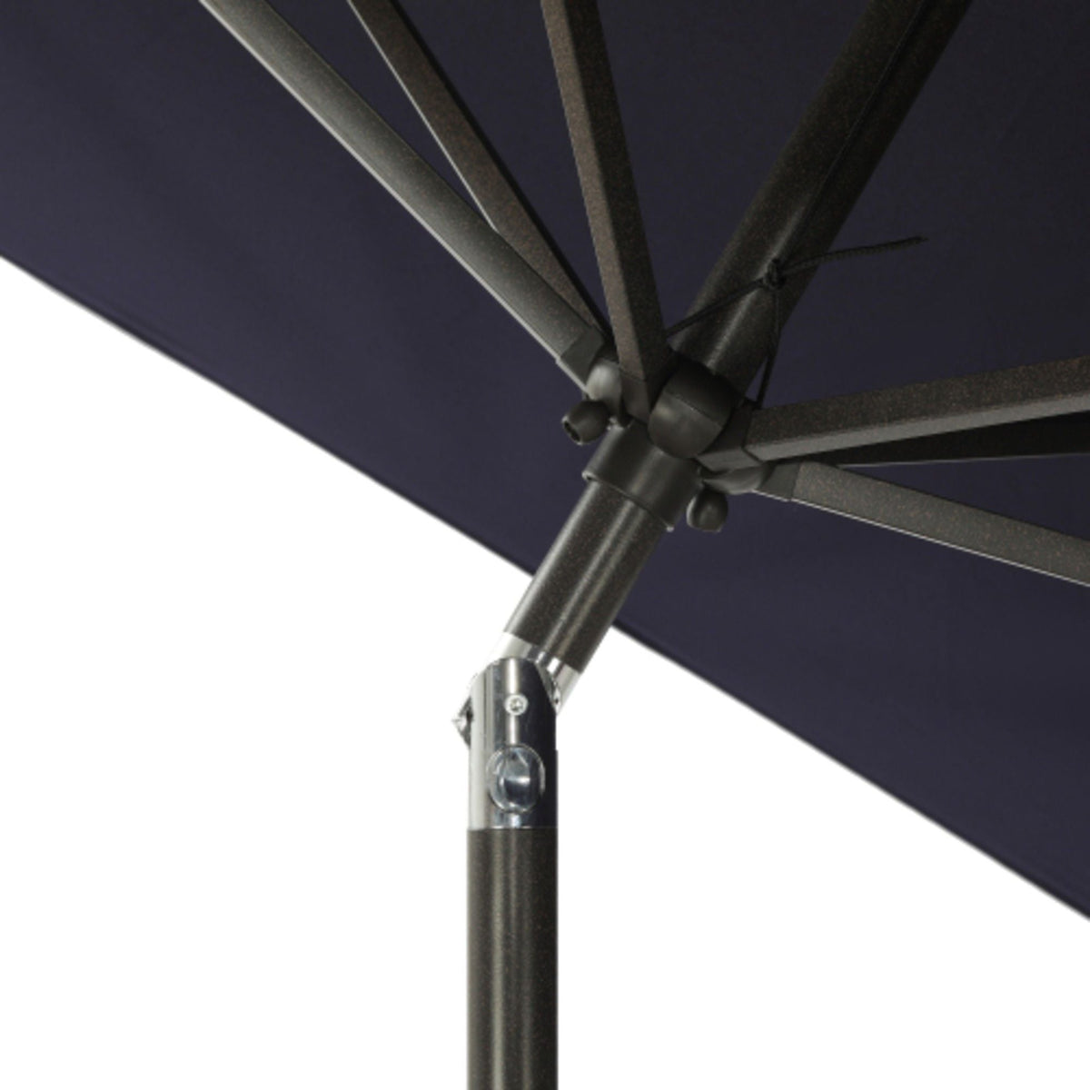 Rectangular Patio Umbrella with Crank Tilt - UV-Resistant Canopy
