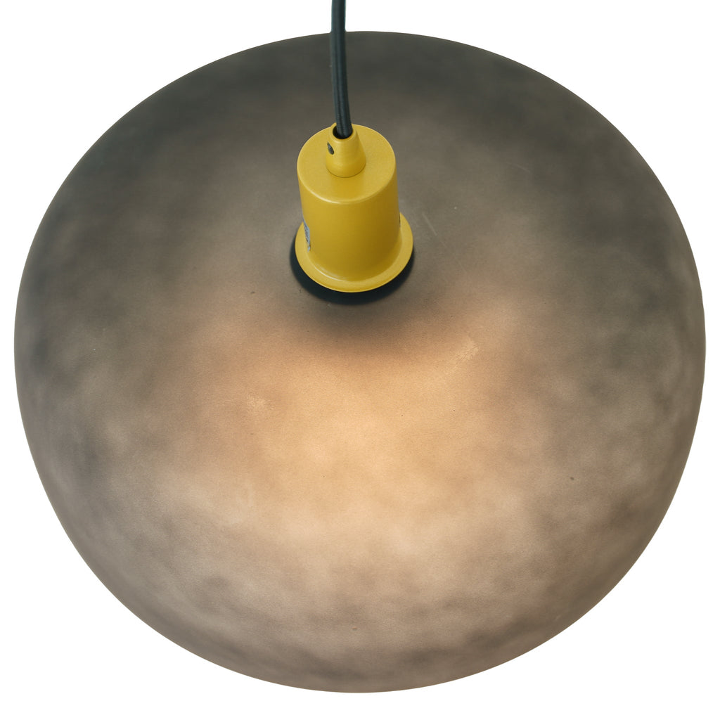 Dune Pendant Lamp with Luxurious Glass Shade - Black and Gold
