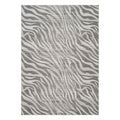 Geometric 3D Effect Area Rug with Ultra-Soft Fibers - Gray