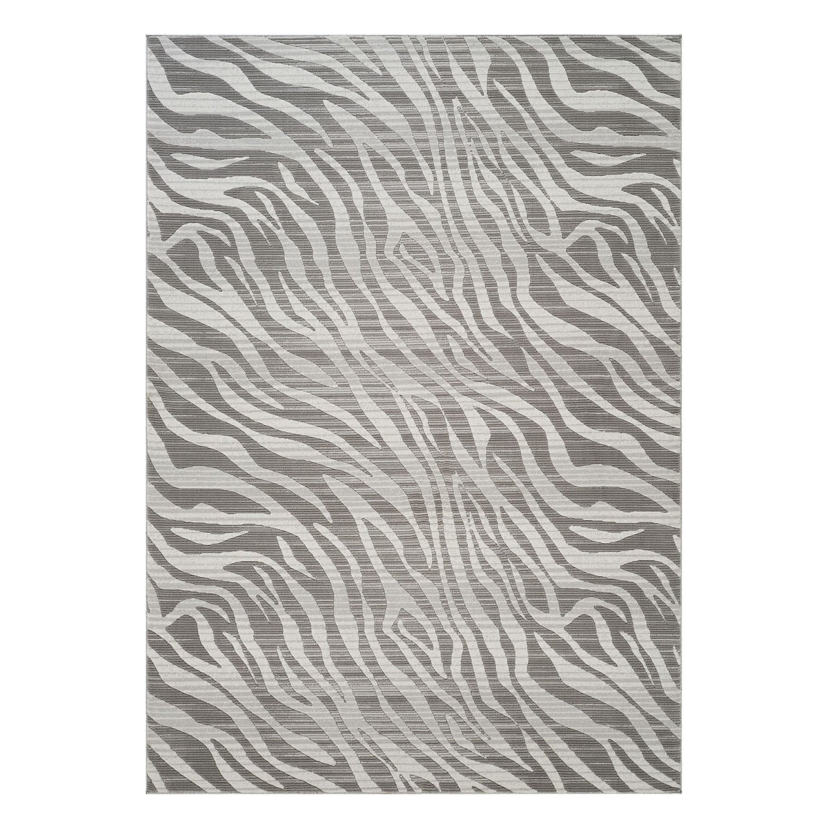 Geometric 3D Effect Area Rug with Ultra-Soft Fibers - Gray