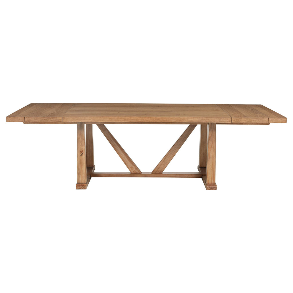 Middleton 9-piece Extension Leaf Dining Set Natural Brown