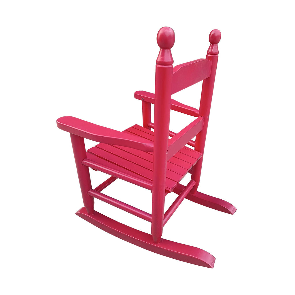 Children's Rocking Chair with Sturdy Populus Wood Frame - Multiple Colors