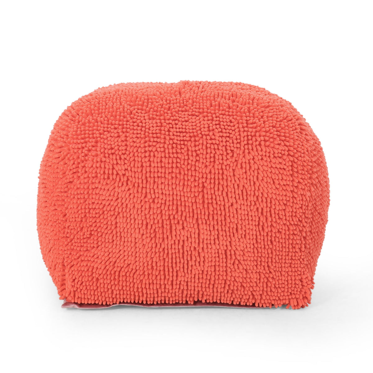 Spongy Square Pouf Soft Seating with Microfiber Cover - Multiple Colors