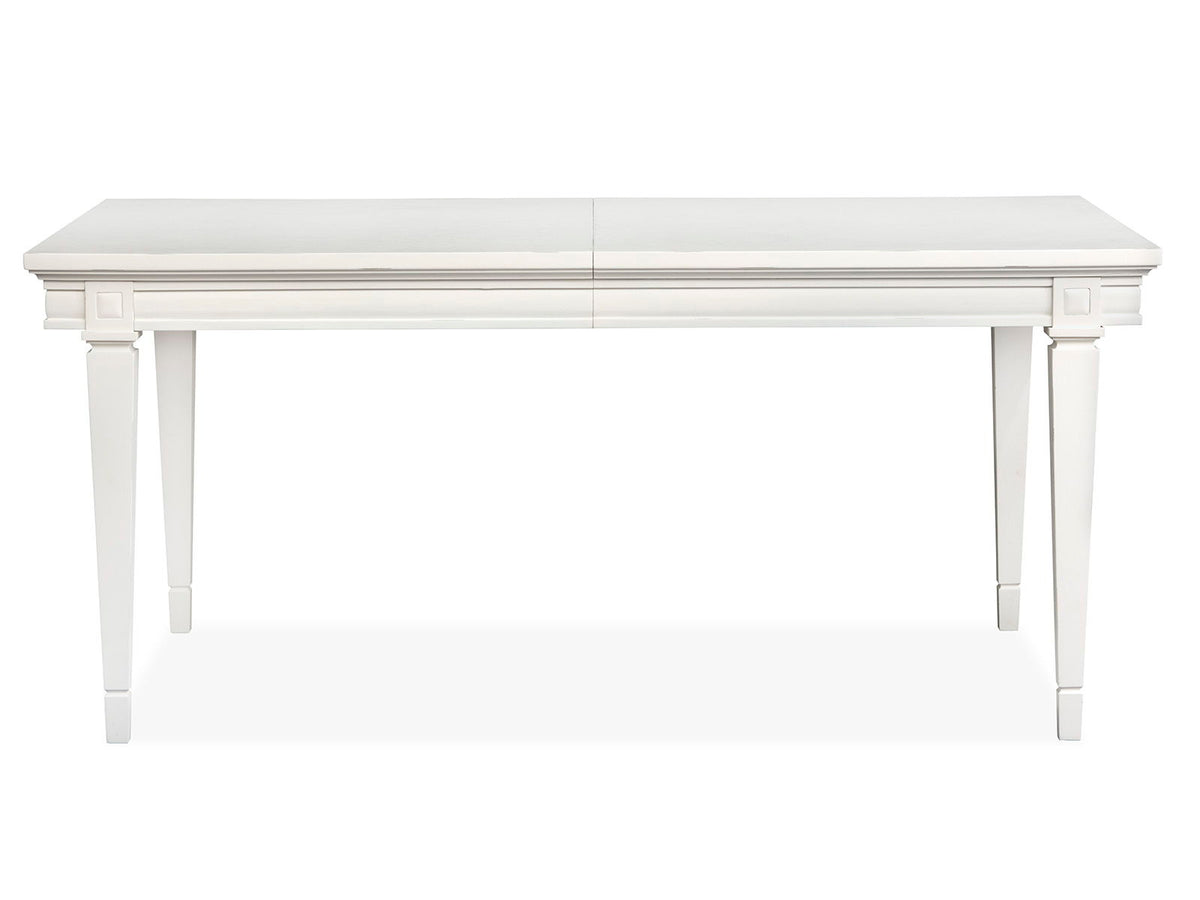Willowbrook - Extendable Rectangular Dining Table - Egg Shell White