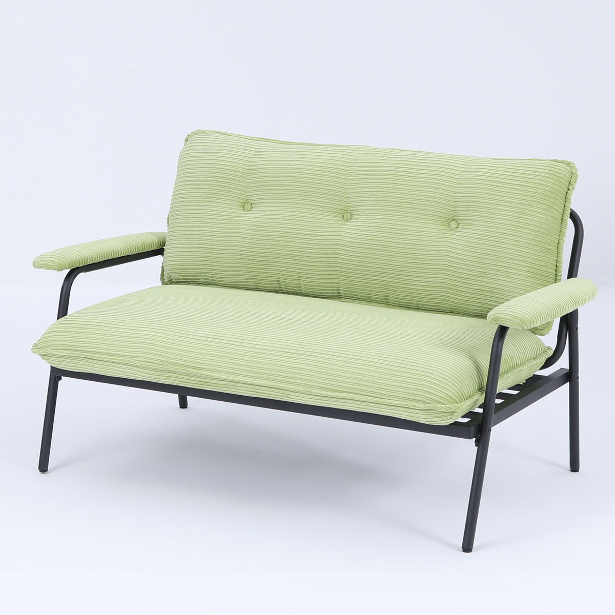 Modern Metal Frame Sofa with Sponge Filling - Beige