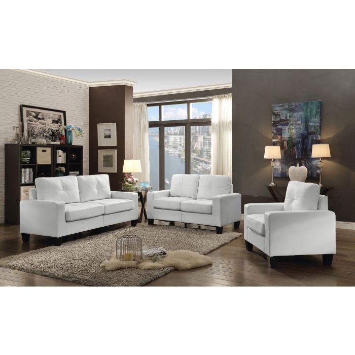 Track Arm Loveseat with Pocket Coil Comfort - Multiple Colors