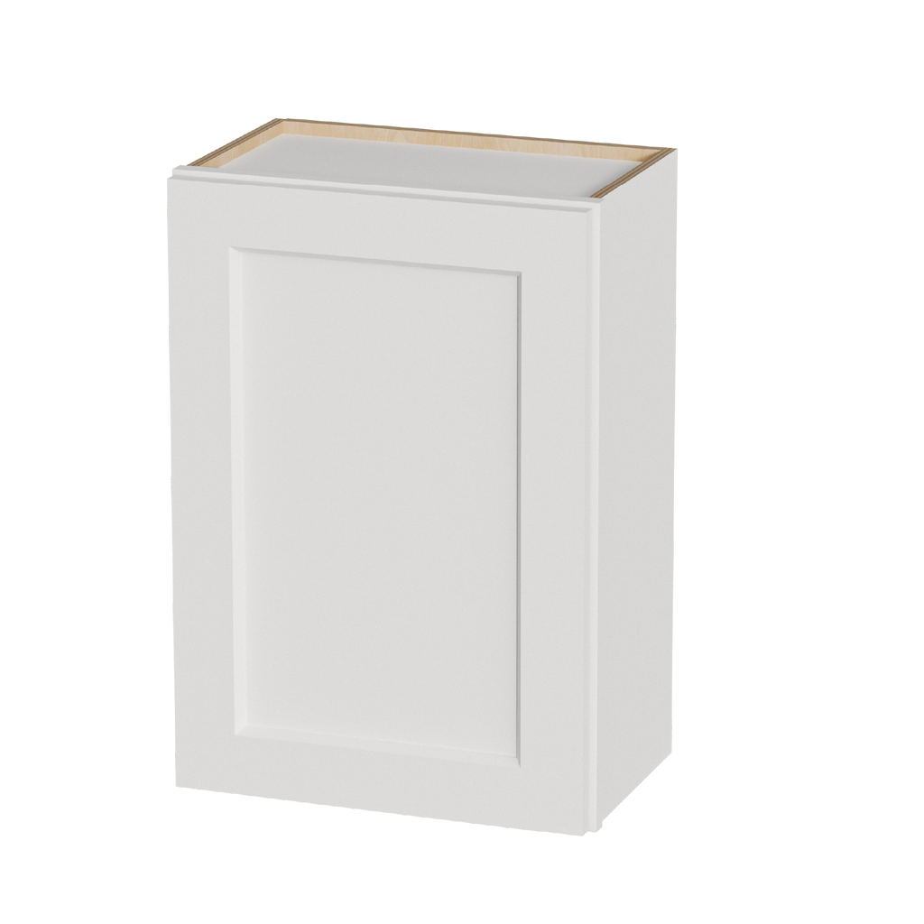21" Solid Wood Shaker Bathroom Storage Cabinet with Soft-Close Door - White