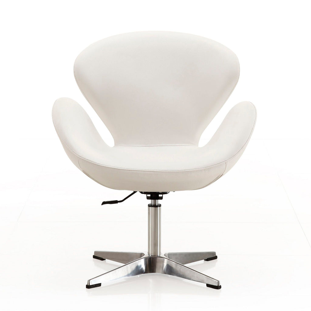 Raspberry Swivel Lounge Chair with 360-Degree Rotation - Multiple Colors