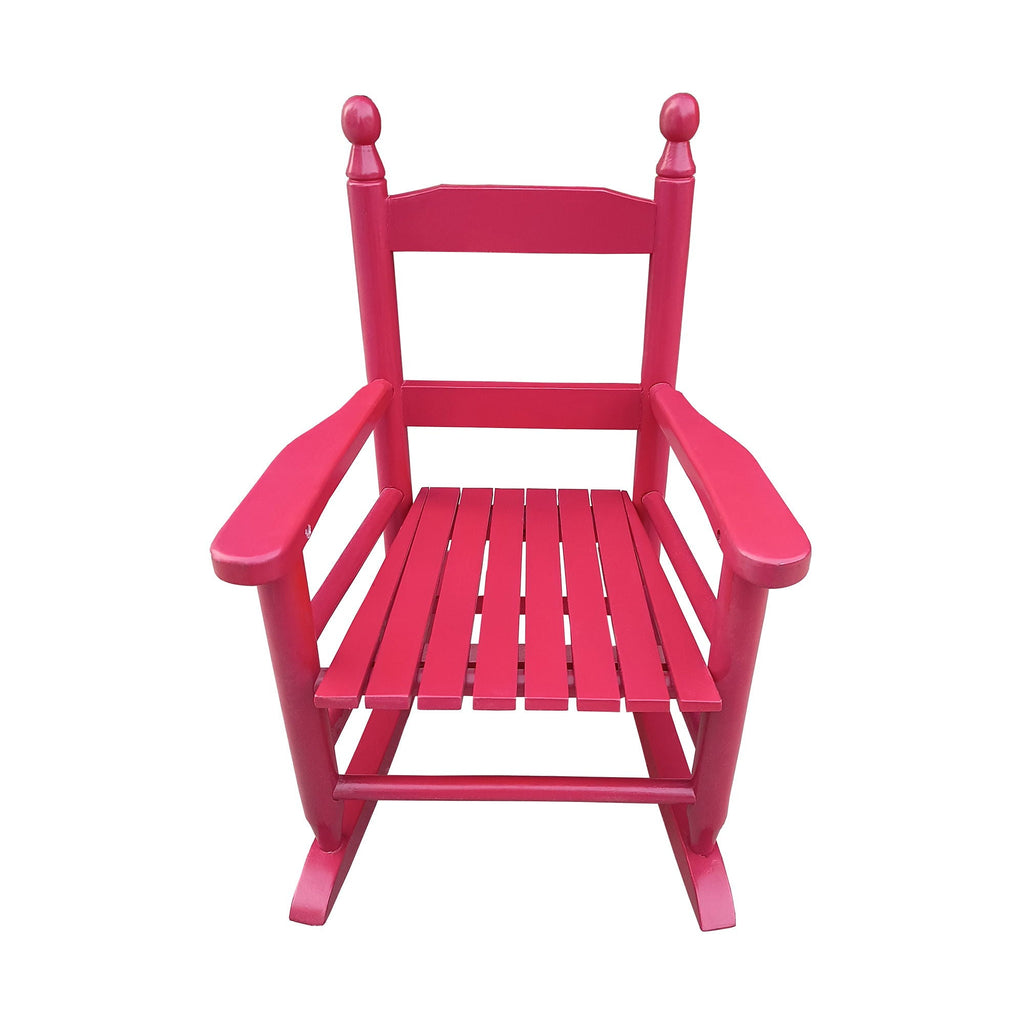 Children's Rocking Chair with Sturdy Populus Wood Frame - Multiple Colors