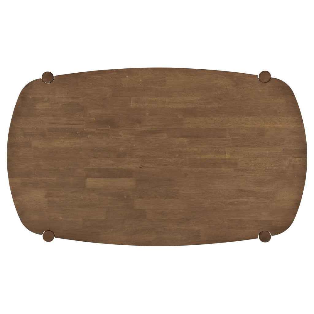 Dortch Oval 63-inch Solid Wood Dining Table Walnut