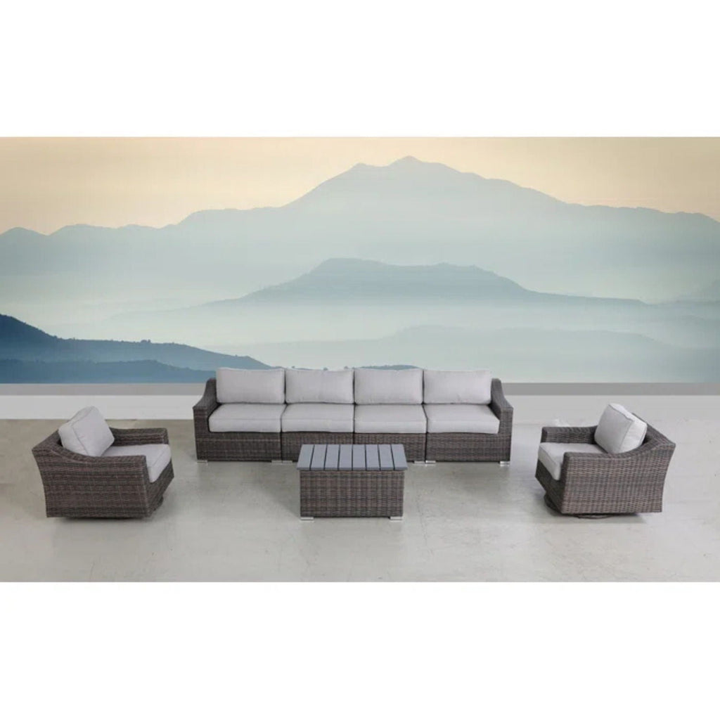 Stylish Sofa Seating Group With Cushions - Multiple Set Options, Dark Gray, Gray, or Dark Brown
