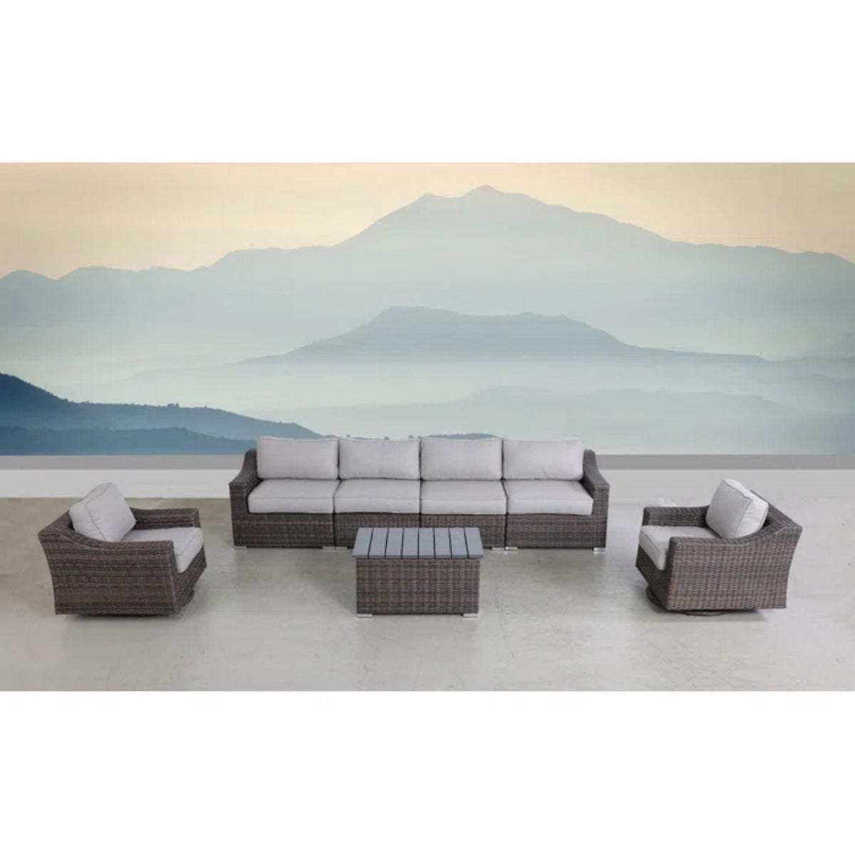 Stylish Sofa Seating Group With Cushions - Multiple Set Options, Dark Gray, Gray, or Dark Brown