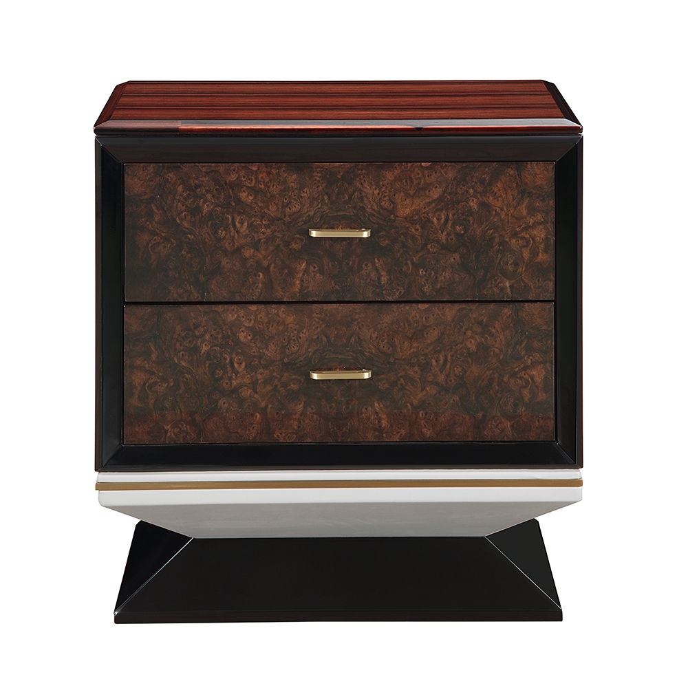 Jamonica - Nightstand With 2 Drawers - Dark Brown