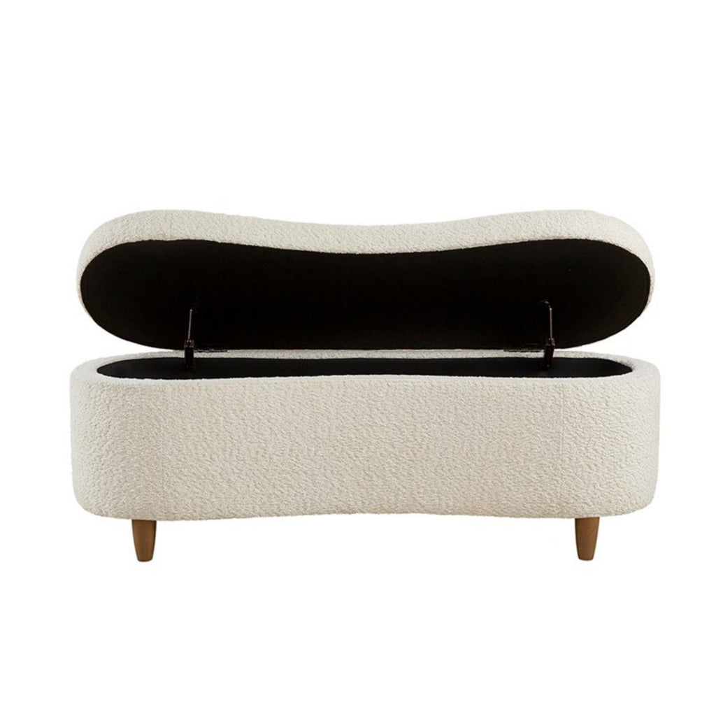Flip Top Storage Bench with Soft Close Hinges - Light Brown, Beige, or Dark Green
