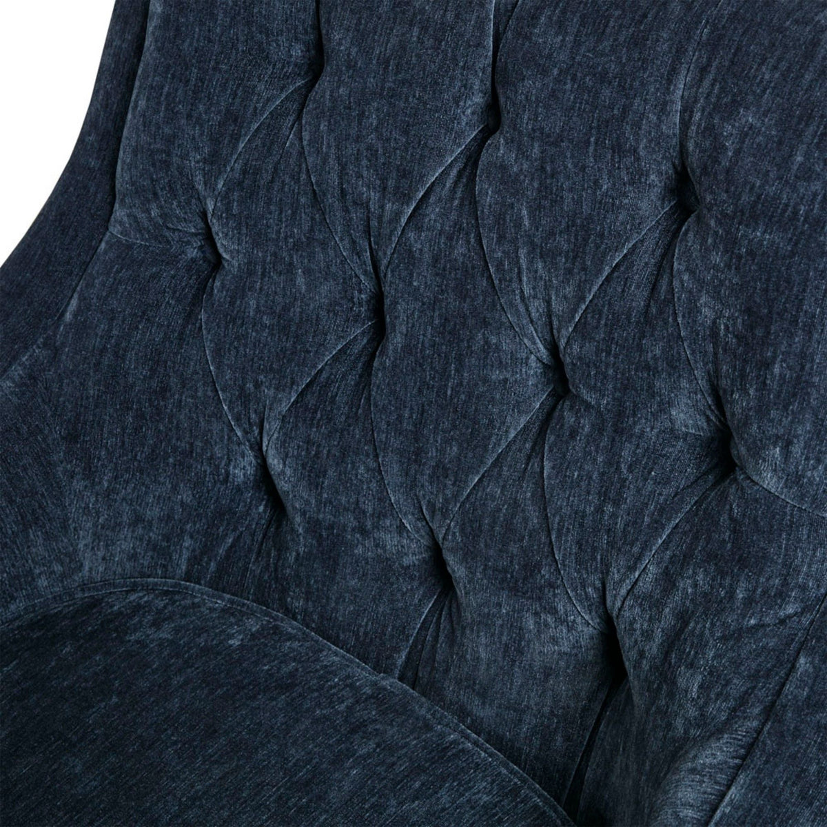 Button Tufted Accent Chair with Removable Cushion - Gray or Blue