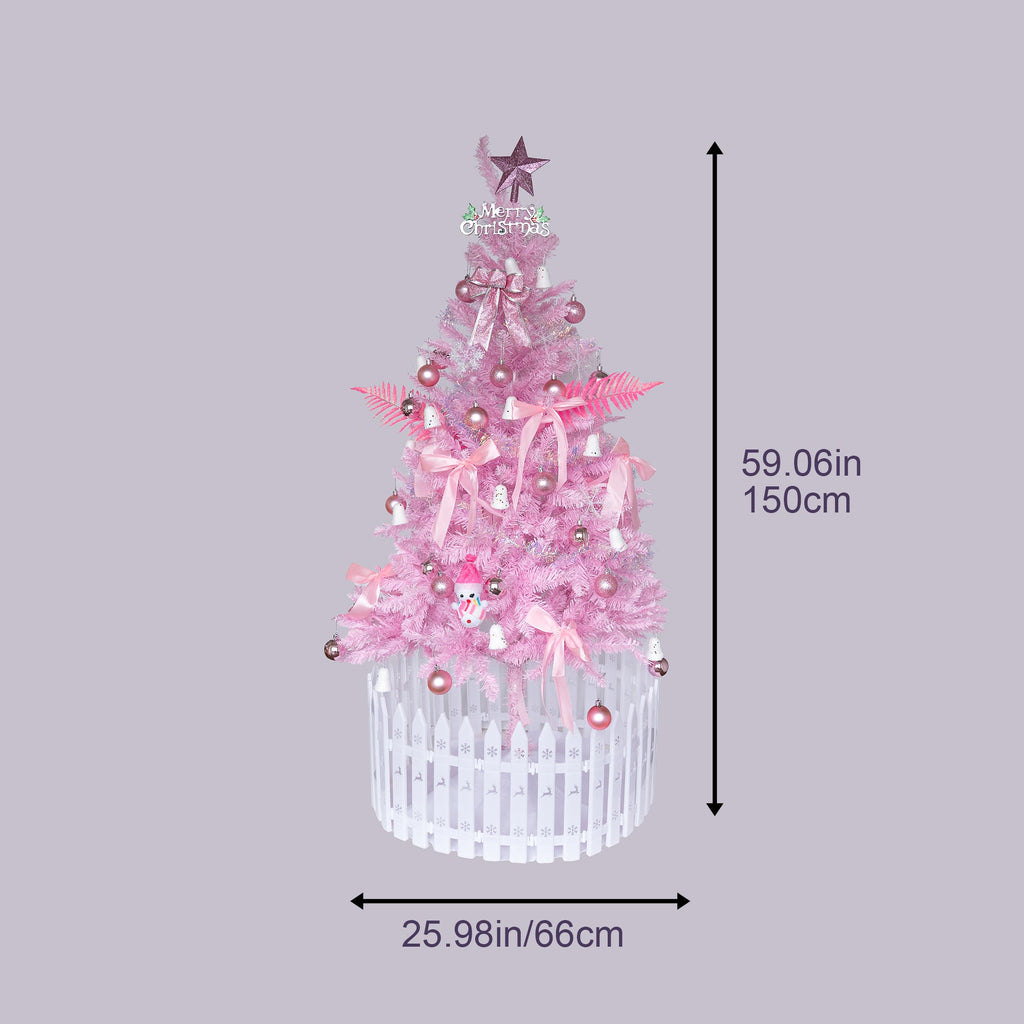 5FT Christmas Tree with Slim Profile - Green