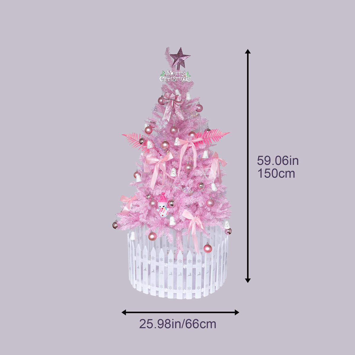 5FT Christmas Tree with Slim Profile - Green