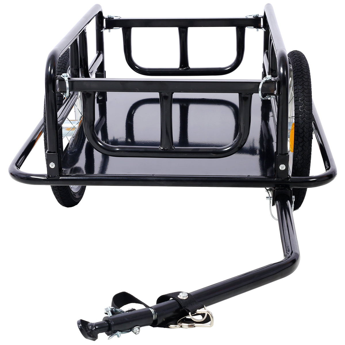Foldable Bike Cargo Trailer with Universal Hitch - Steel